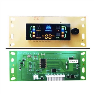 scheda de circuito de controło automatico del liveło de l’acua